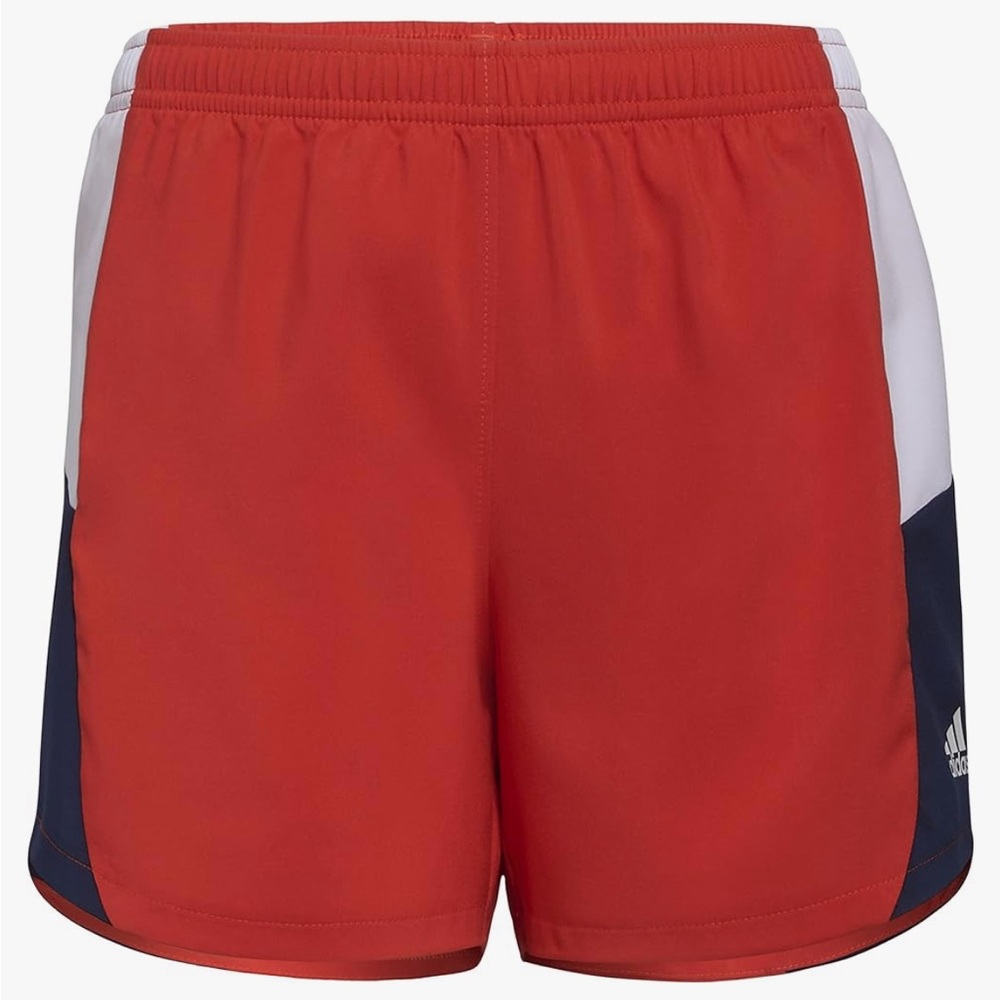 adidas Girls Elastic Waistband Ombre Woven Shorts - Size M (10-12) NWT